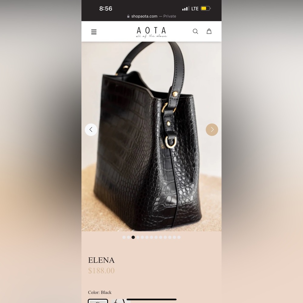 $188 Aota Elena Bag - Picture 8 of 10